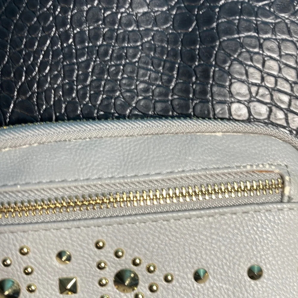 Steve Madden Wristlet‎ Gold Studs. LIKE NEW INSIDE! Minor Wear Outside (pics)